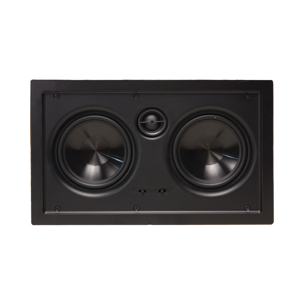 altavoces de montaje en la pared | woofers dobles de 5in | tweeter de 1in | 100W | 8ohms