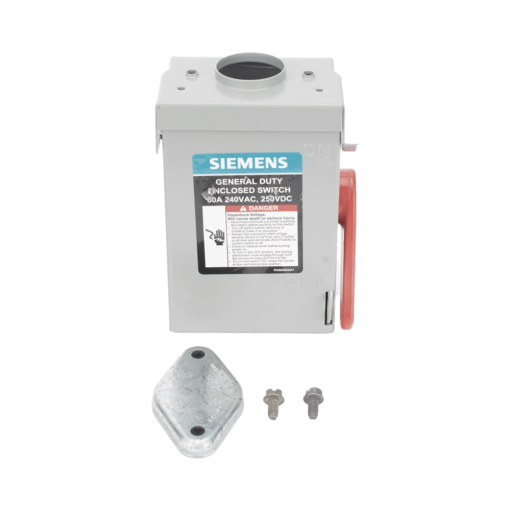 Interruptor de seguridad cerrado de doble ruptura. Interruptor de serie A, 2 polos, 2 hilos sin fusible, uso general. Nema 3R - Image 6