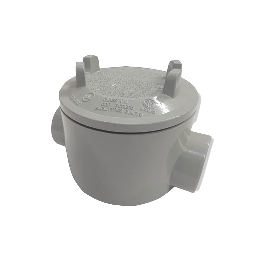 Caja con Tapa Tipo GRC de 1 1/2" (38.1 mm) / Caja a Prueba de Explosión / Para Áreas Peligrosas / Libre de Cobre.