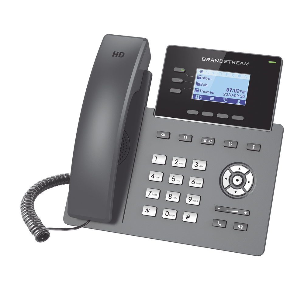 Teléfono IP Grado Operador, 3 líneas SIP con 6 cuentas, puertos Gigabit, codec Opus, IPV4/IPV6 con gestión en la nube GDMS - Image 3