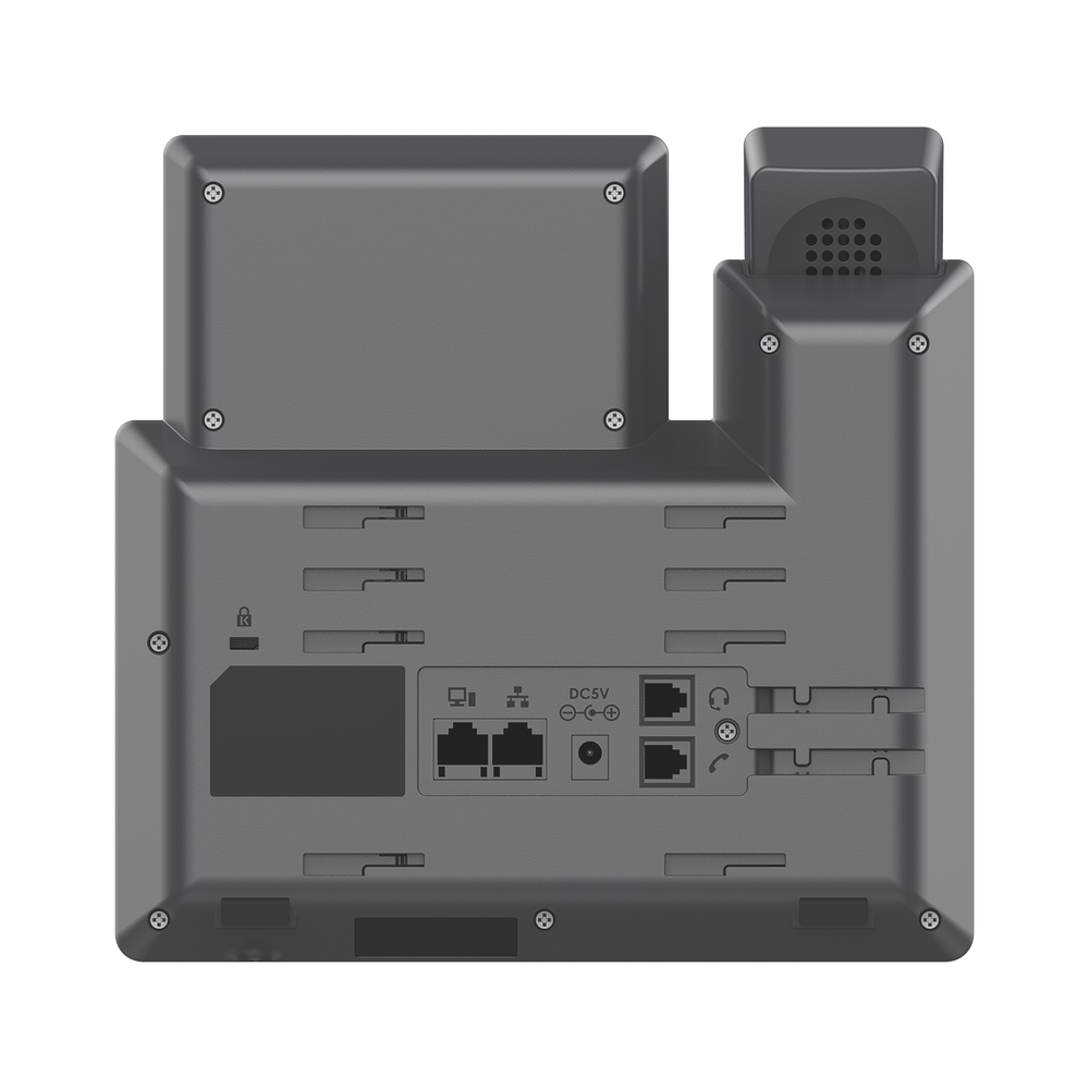 Teléfono IP Grado Operador, 3 líneas SIP con 6 cuentas, puertos Gigabit PoE, codec Opus, IPV4/IPV6 con gestión en la nube GDMS - Image 4