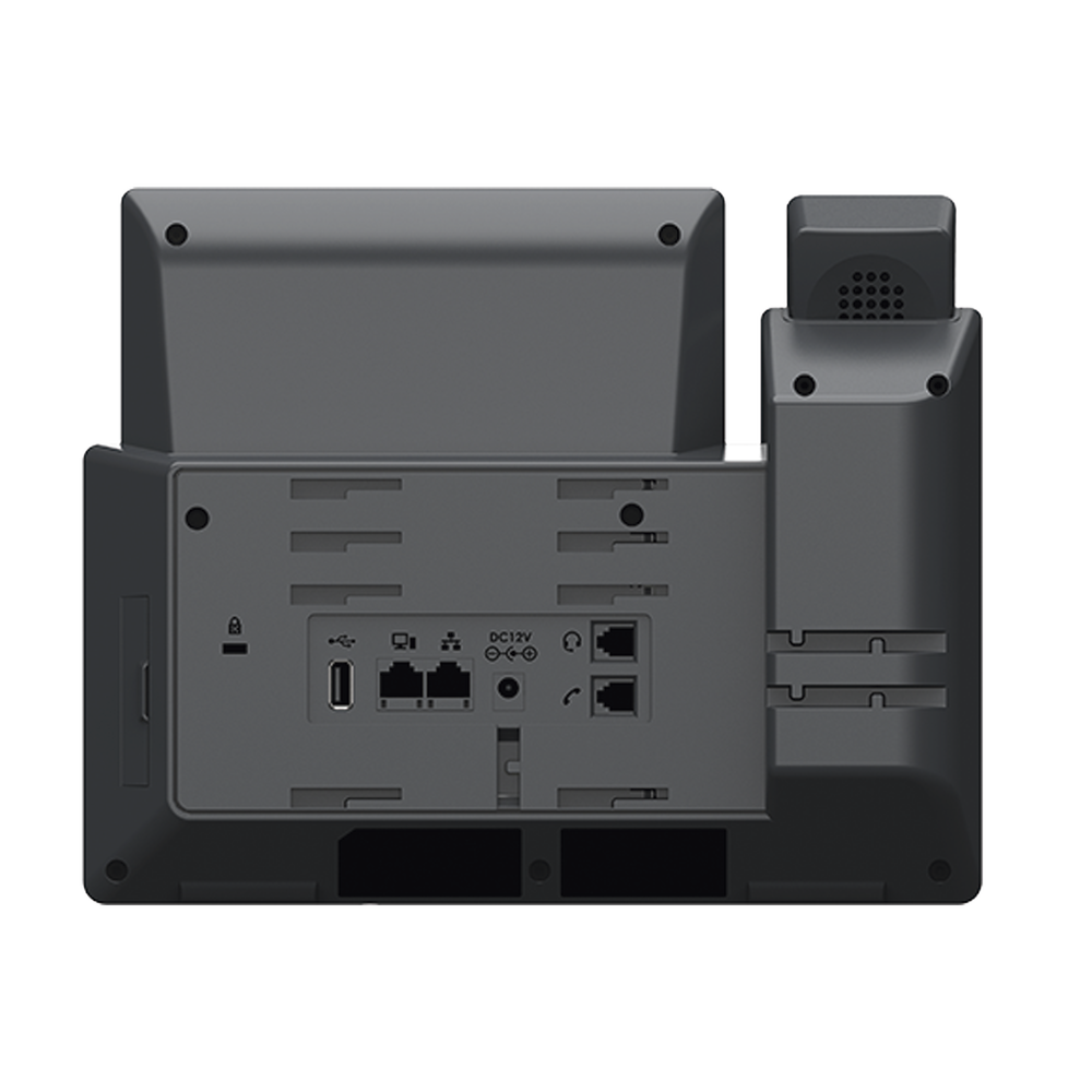Teléfono IP Wi-Fi, Grado Operador, 14 líneas SIP con 6 cuentas, pantalla LCD 5", puertos Gigabit, Bluetooth, PoE, codec Opus, IPV4/IPV6 con gestión en la nube GDMS - Image 3