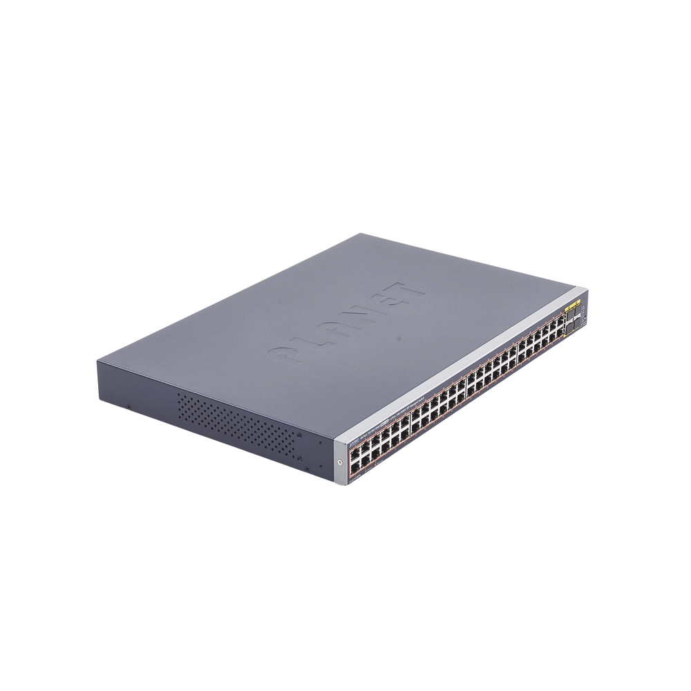 Switch Administrable de 48-Puertos 10/100/1000T 802.3at PoE + 4-Puertos 100/1000BASE-X SFP / 440W - Image 3