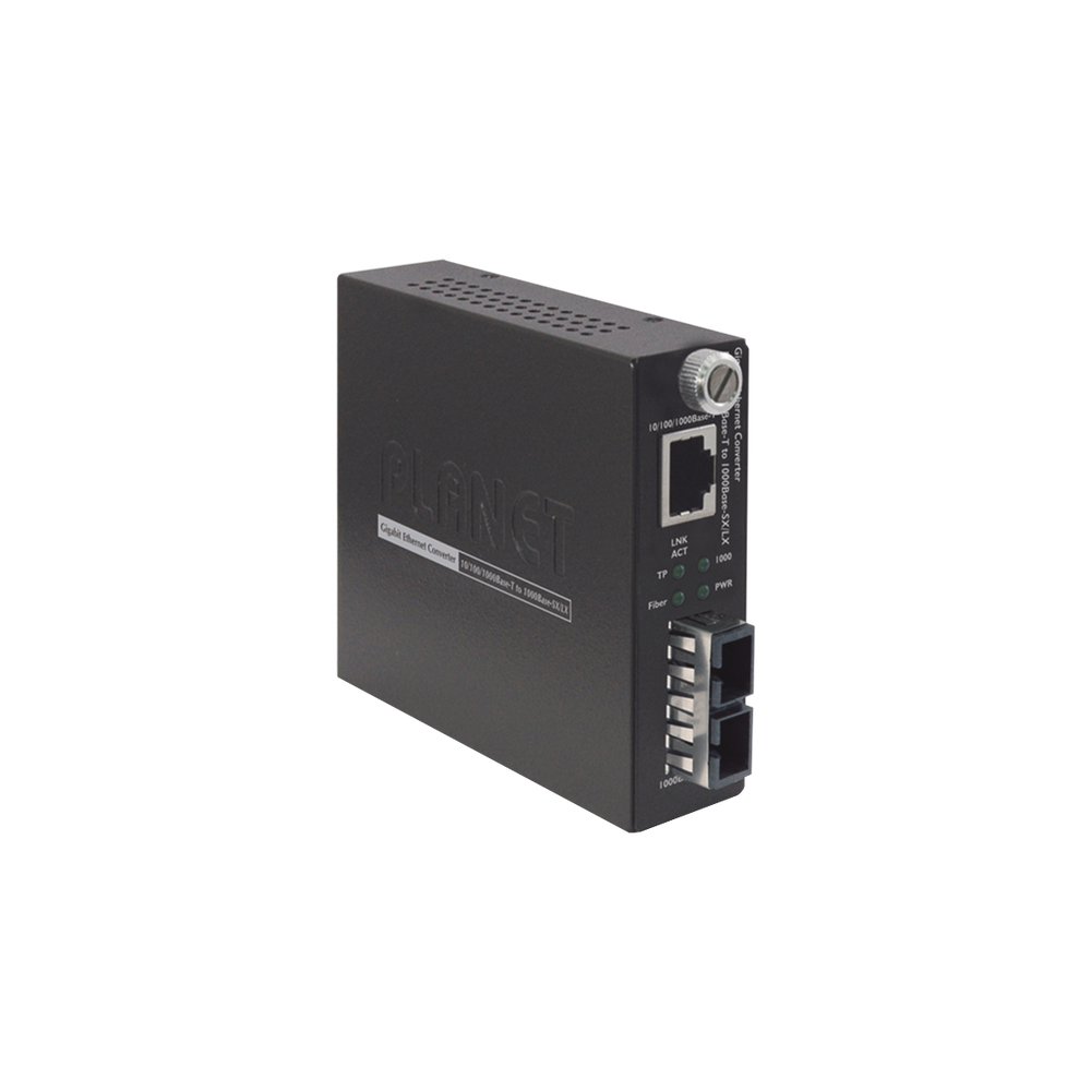 Convertidor de Medios 10/100/1000BASE-T a 1000Base-SX (SC) 220m/550m