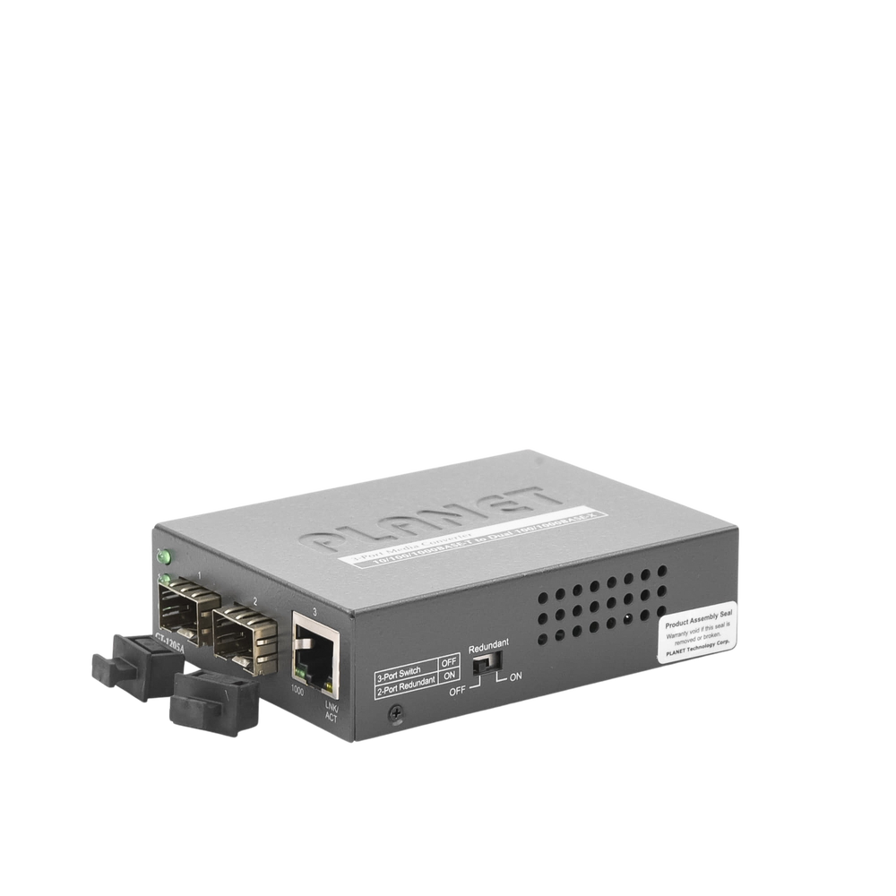 Convertidor de Medios con Doble Puerto SFP 1000BASE-FX/SX/LX y Puerto Ethernet 1000Base-T