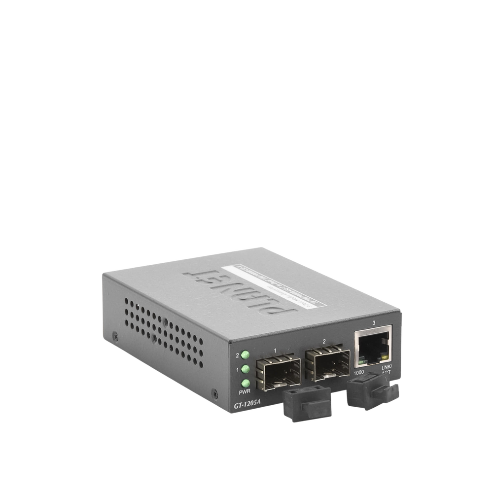 Convertidor de Medios con Doble Puerto SFP 1000BASE-FX/SX/LX y Puerto Ethernet 1000Base-T - Image 2