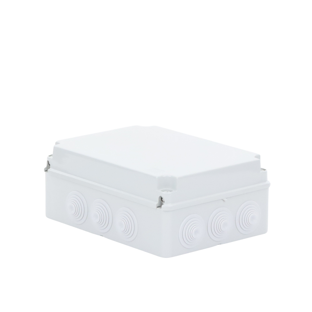 Caja Estanca de PVC Para Derivación y Conexión, 12 Entradas, Tapa Atornillada, 300x220x120 mm (Área interna), Uso Exterior IP55, Material que no Propaga el Fuego y Libre de Hálogenos - Image 3