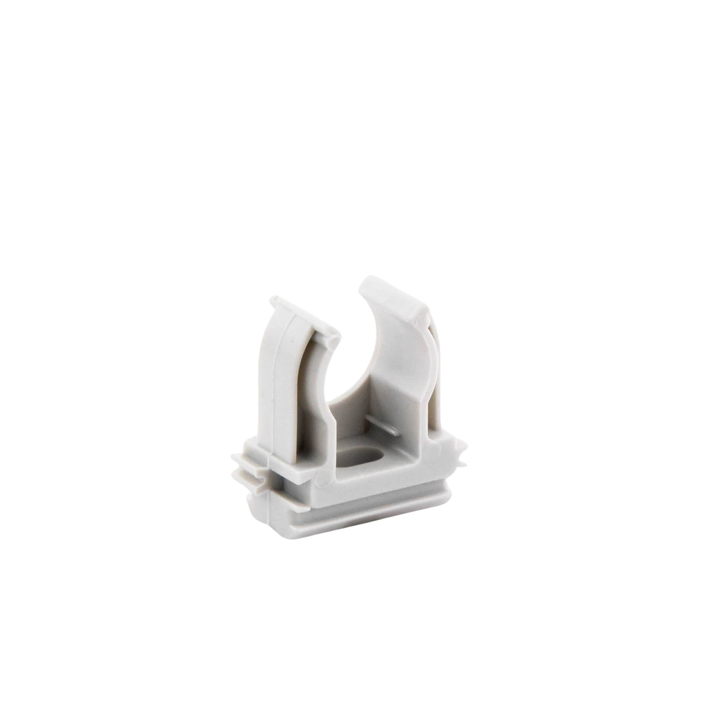 Soporte de presión (Abrazadera), PVC Auto-extinguible, abierto para tubería de 16 mm - Image 2