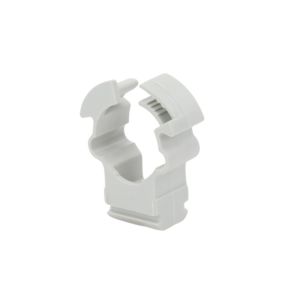 Soporte de collar (Abrazadera), PVC Auto-extinguible, cerrado para tubería de 16 mm - Image 3