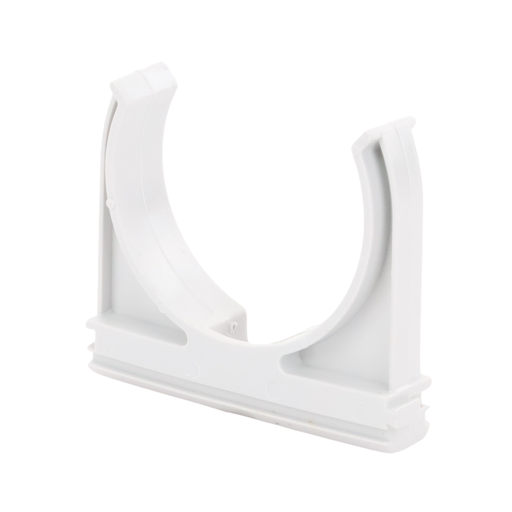 Soporte de presión (Abrazadera), PVC Auto-extinguible, abierto para tubería de 50 mm - Image 4