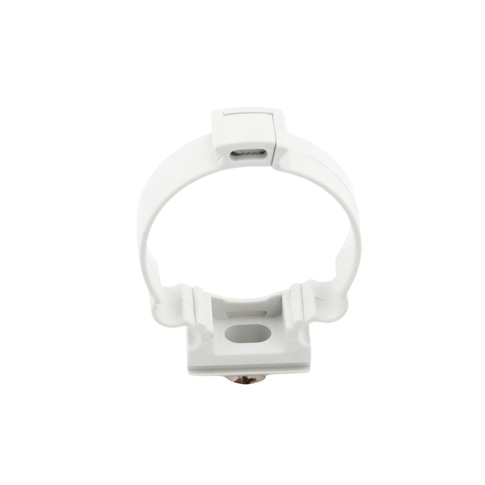 Soporte de collar (Abrazadera), PVC Auto-extinguible, cerrado para tubería de 40 mm - Image 4