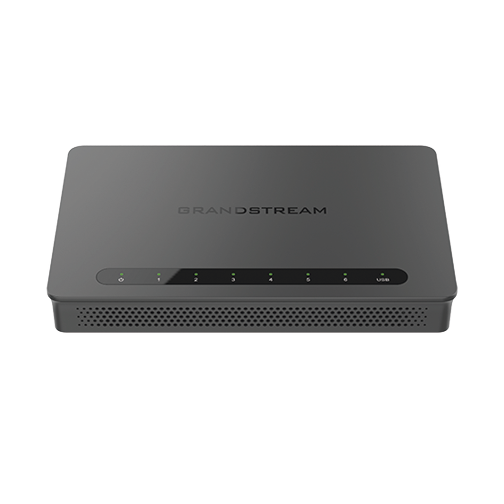 Router Gigabit VPN / Balanceador de cargas / 30,000 sesiones NAT / 6 puertos 10/100/1000 Mbps (WAN/LAN) / Compatible con GWN Cloud.