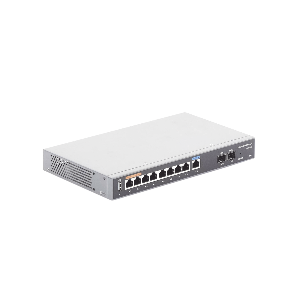 Router Gigabit VPN / Balanceador de cargas / 60,000 sesiones NAT / 9 puertos 10/100/1000 Mbps + 2 puertos SFP (WAN/LAN) / 1 puerto entrada PoE(af/at) / 2 puertos salida PoE (af/at) / Compatible con GWN Cloud. - Image 7