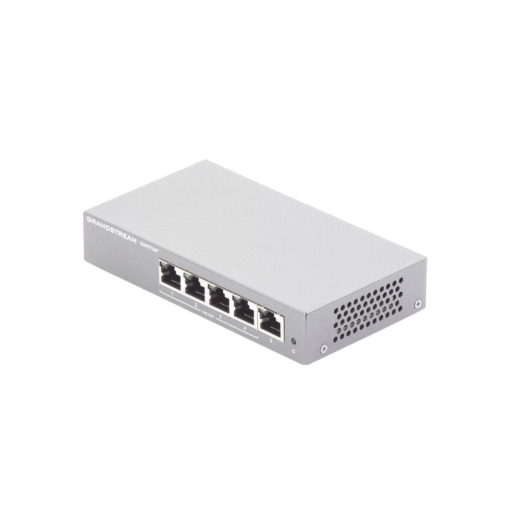 Switch PoE+ Gigabit No Administrable / 5 puertos 10/100/1000 Mbps / 4 puertos PoE+ / hasta 60W - Image 3