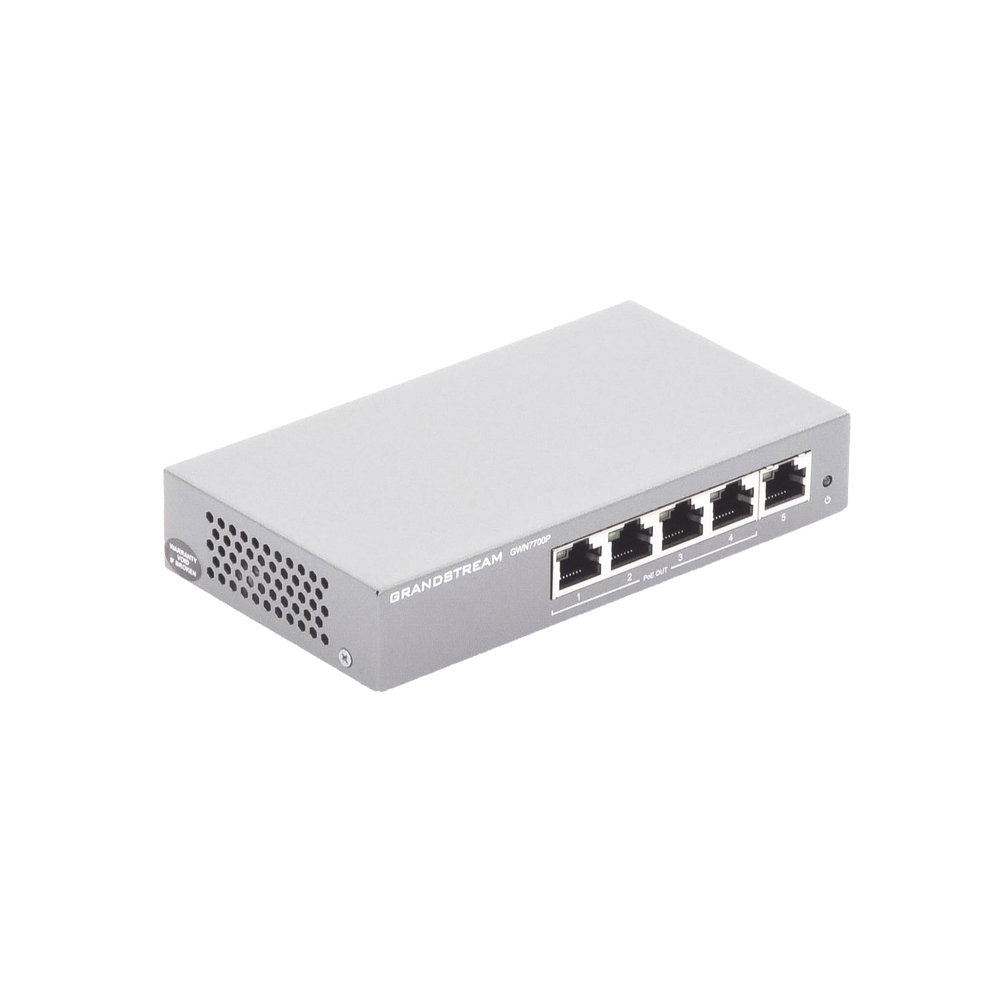 Switch PoE+ Gigabit No Administrable / 5 puertos 10/100/1000 Mbps / 4 puertos PoE+ / hasta 60W - Image 5
