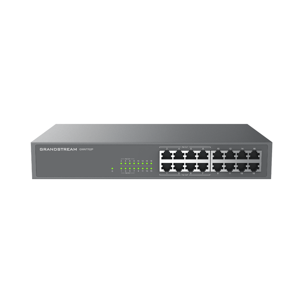 Switch PoE+ 16 Puertos Gigabit No Administrable / 8 puertos 10/100/1000 Mbps / 8 puertos PoE+ / hasta 145W - Image 2