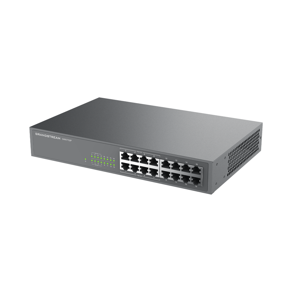 Switch PoE+ 16 Puertos Gigabit No Administrable / 8 puertos 10/100/1000 Mbps / 8 puertos PoE+ / hasta 145W - Image 3