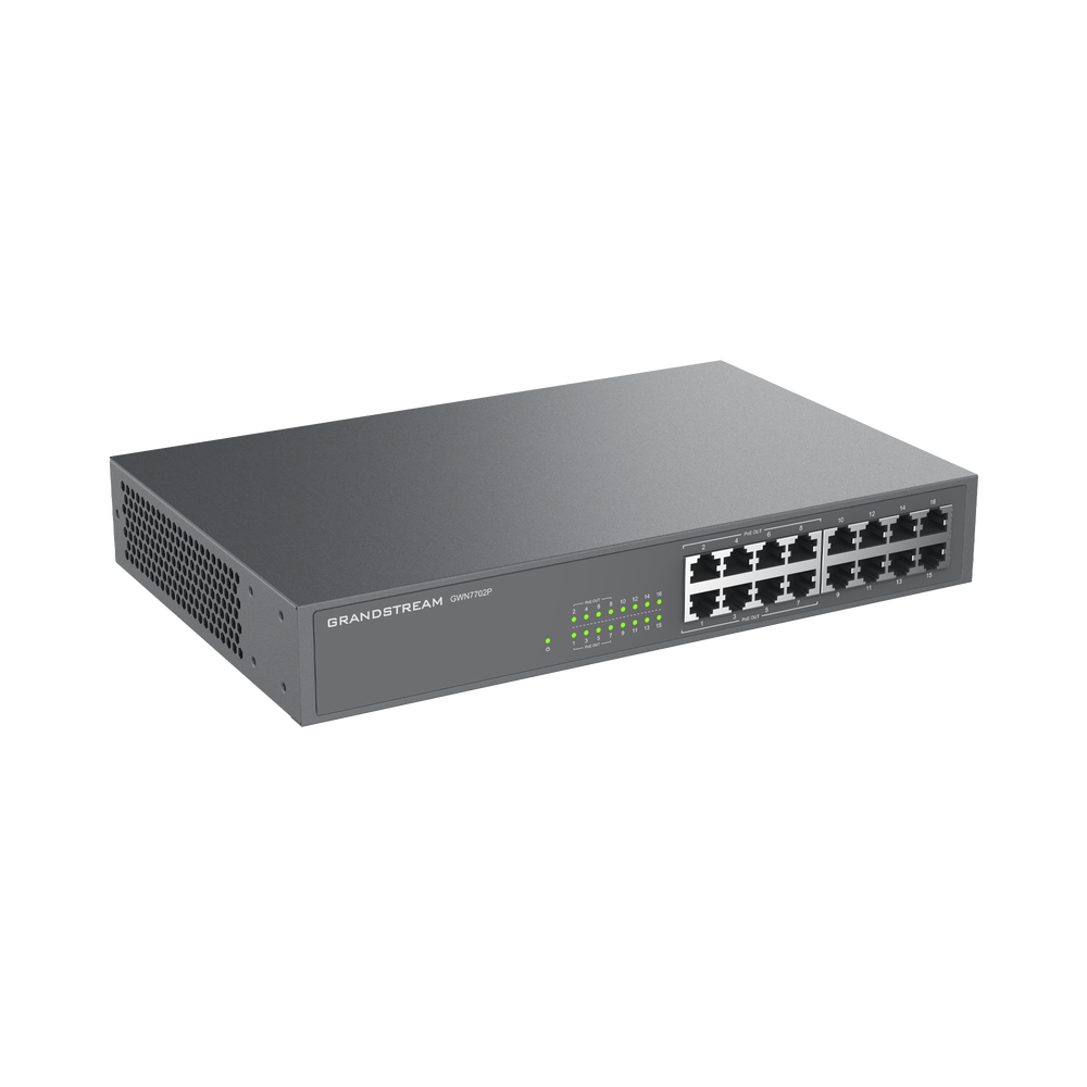 Switch PoE+ 16 Puertos Gigabit No Administrable / 8 puertos 10/100/1000 Mbps / 8 puertos PoE+ / hasta 145W - Image 4