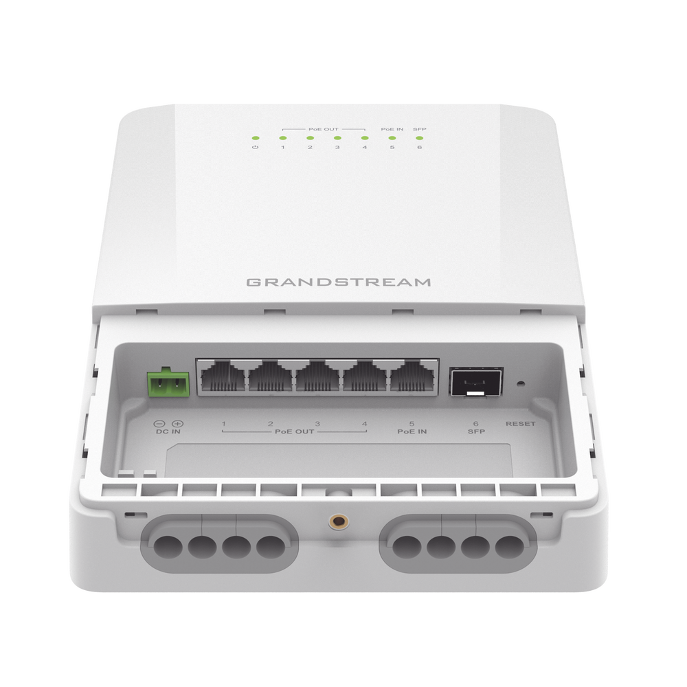 Switch PoE Lite administrable para exteriores de 6 puertos (5GE+1SFP) / Clasificación IP66 a prueba de polvo y agua - Image 6