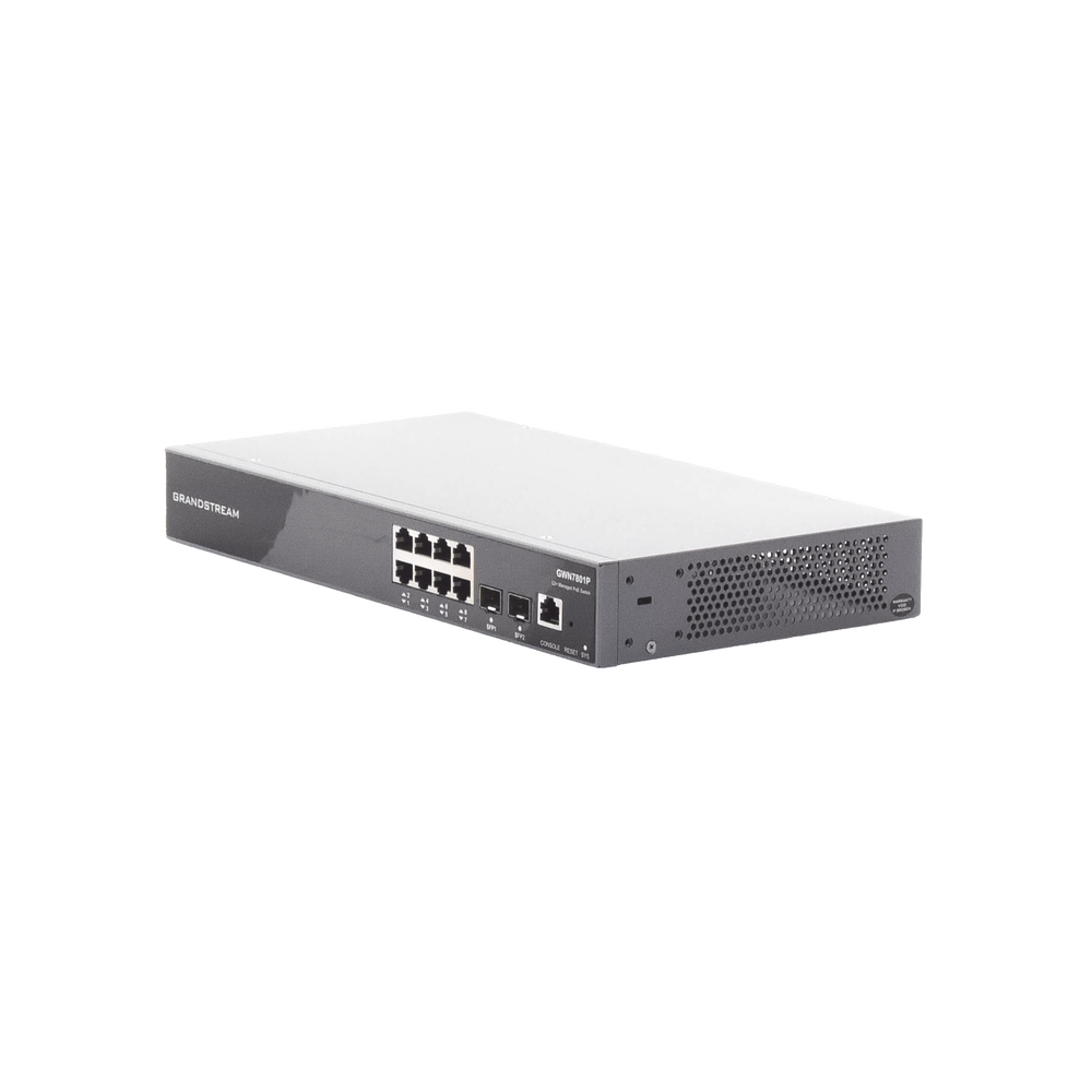 Switch PoE+ Gigabit Administrable / 8 puertos 10/100/1000 Mbps + 2 Puertos SFP Uplink / Hasta 120W / Compatible con GWN Cloud. - Image 2