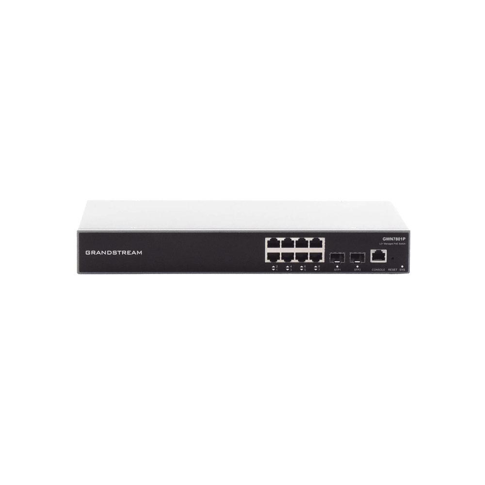 Switch PoE+ Gigabit Administrable / 8 puertos 10/100/1000 Mbps + 2 Puertos SFP Uplink / Hasta 120W / Compatible con GWN Cloud. - Image 3
