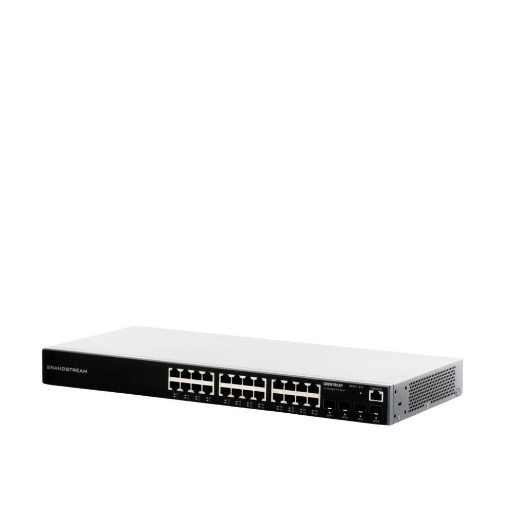 Switch Gigabit PoE+ Administrable / 24 puertos 10/100/1000 Mbps + 4 Puertos SFP Uplink / Hasta 360W / Compatible con GWN Cloud. - Image 3