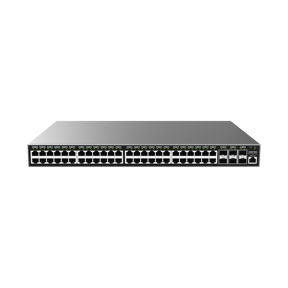 Switch Gigabit Administrable / 48 puertos 10/100/1000 Mbps + 6 Puertos SFP+ / Compatible con GWN Cloud. - Image 2