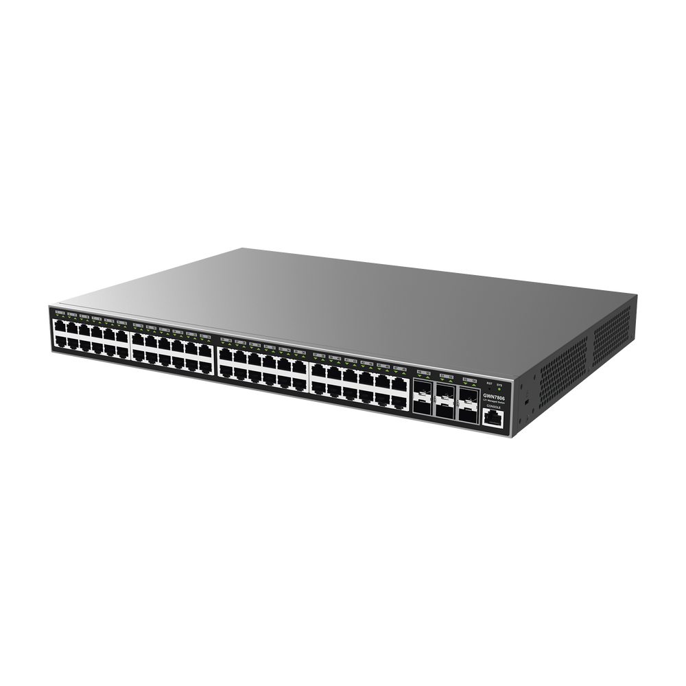 Switch Gigabit Administrable / 48 puertos 10/100/1000 Mbps + 6 Puertos SFP+ / Compatible con GWN Cloud. - Image 3