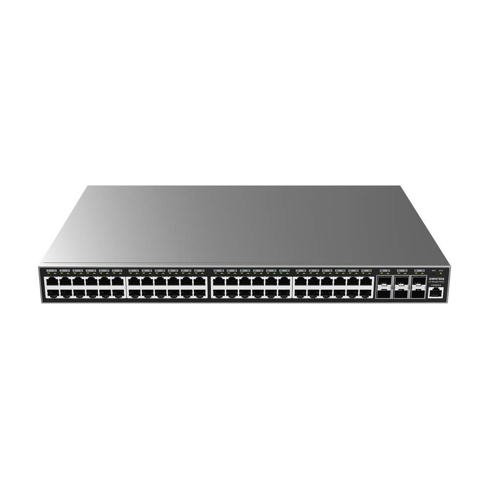 Switch Gigabit Administrable / 48 puertos 10/100/1000 Mbps + 6 Puertos SFP+ / Compatible con GWN Cloud. - Image 4