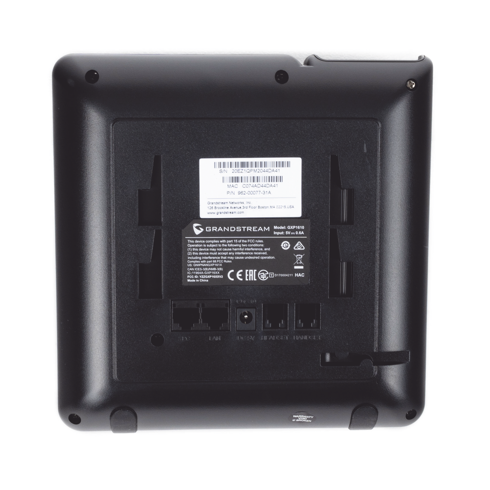 Teléfono IP SMB de 1 Línea, 1 Cuenta SIP con 3 teclas de función programables y conferencia de 3 vías. 5Vcc - Image 4