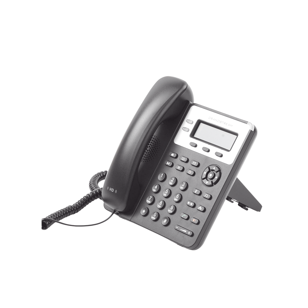 Teléfono IP SMB de 2 líneas con 3 teclas de función programables y conferencia de 3 vías, 5 Vcc