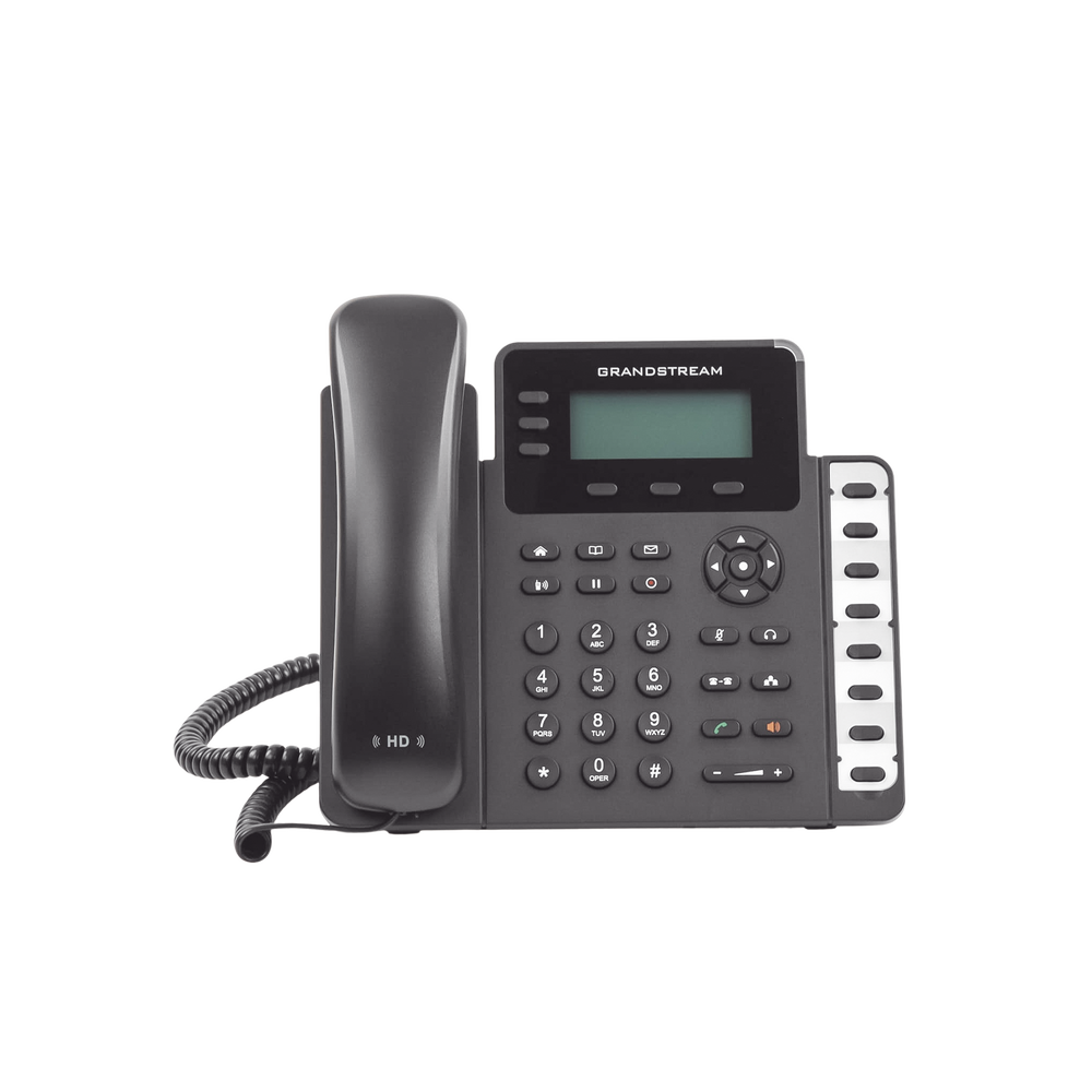 Teléfono IP SMB de 3 líneas con 3 teclas de función, 8 teclas de extensión BLF y conferencia de 4 vías, PoE - Image 4