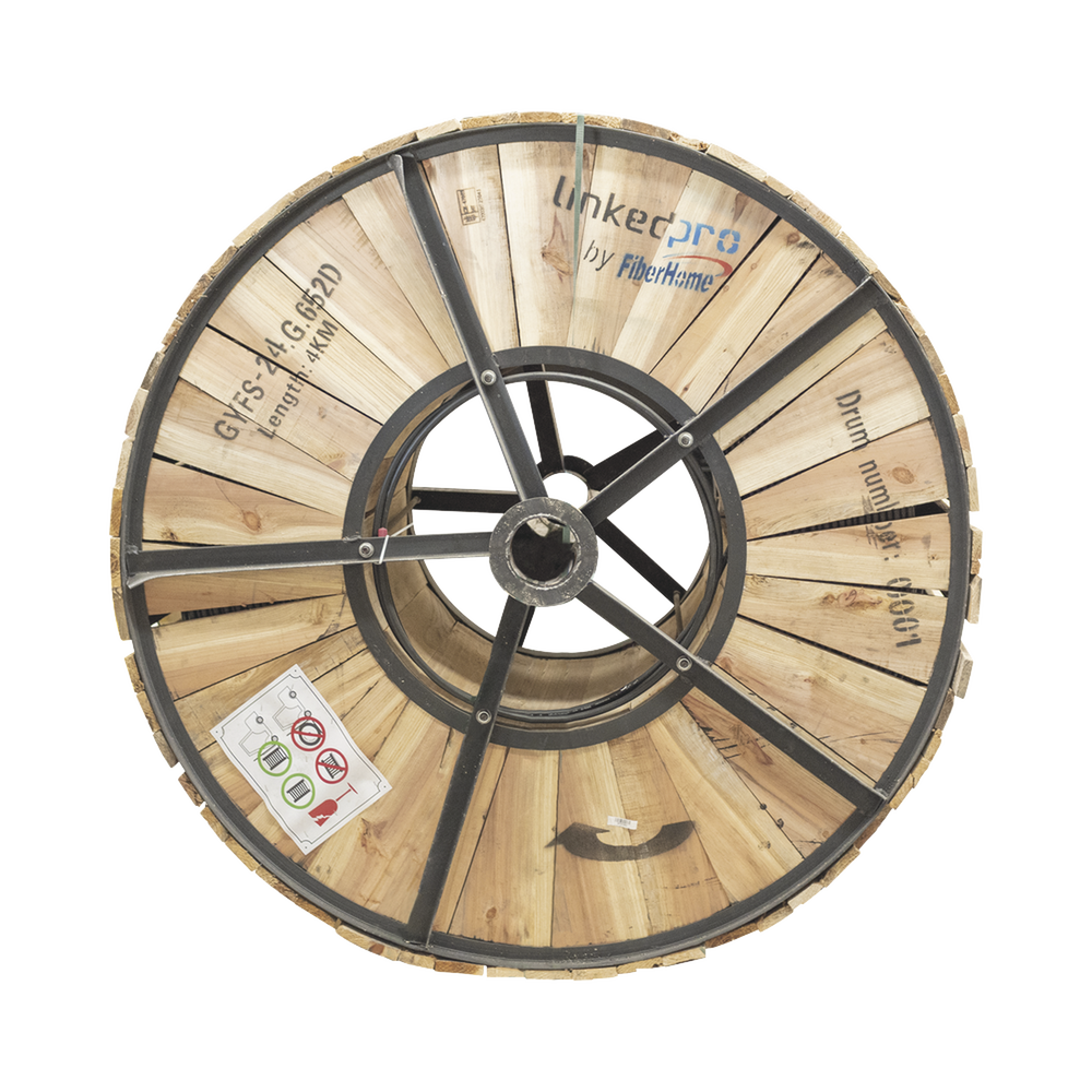 Carrete de 4 Kil?metros de Fibra ?ptica para Exterior G.652D, Armada, Monomodo de 24 Hilos, Loose Tube, Color Negro, para Instalaci?n en Ducto Subterr?neo o Enterrado Directo - Image 2