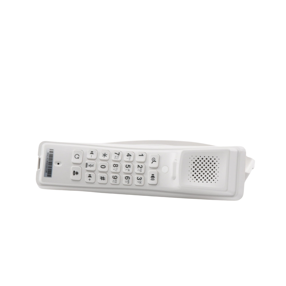 Teléfono IP profesional para Hotelería, montaje en pared, teclado numérico estándar, conferencia de 3 vías, Opus y PoE. - Image 4