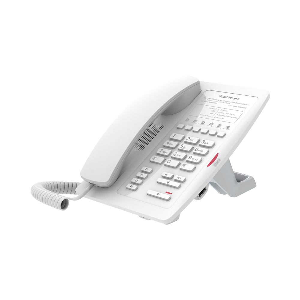 Teléfono IP WiFi para Hotelería, profesional con 6 teclas programables para servicio rápido (Hotline), plantilla personalizable con PoE - Image 3