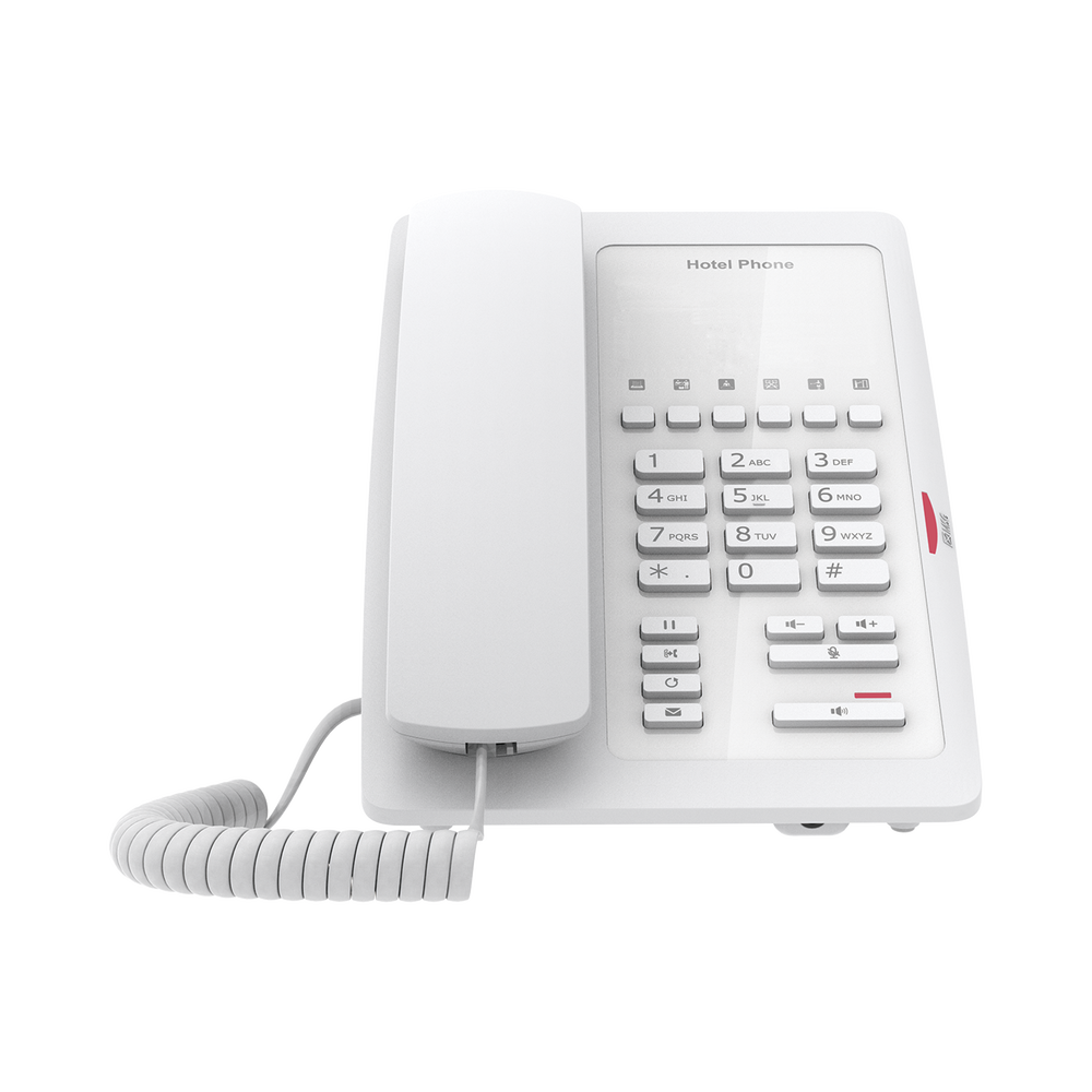 Teléfono IP WiFi para Hotelería, profesional con 6 teclas programables para servicio rápido (Hotline), plantilla personalizable con PoE - Image 2
