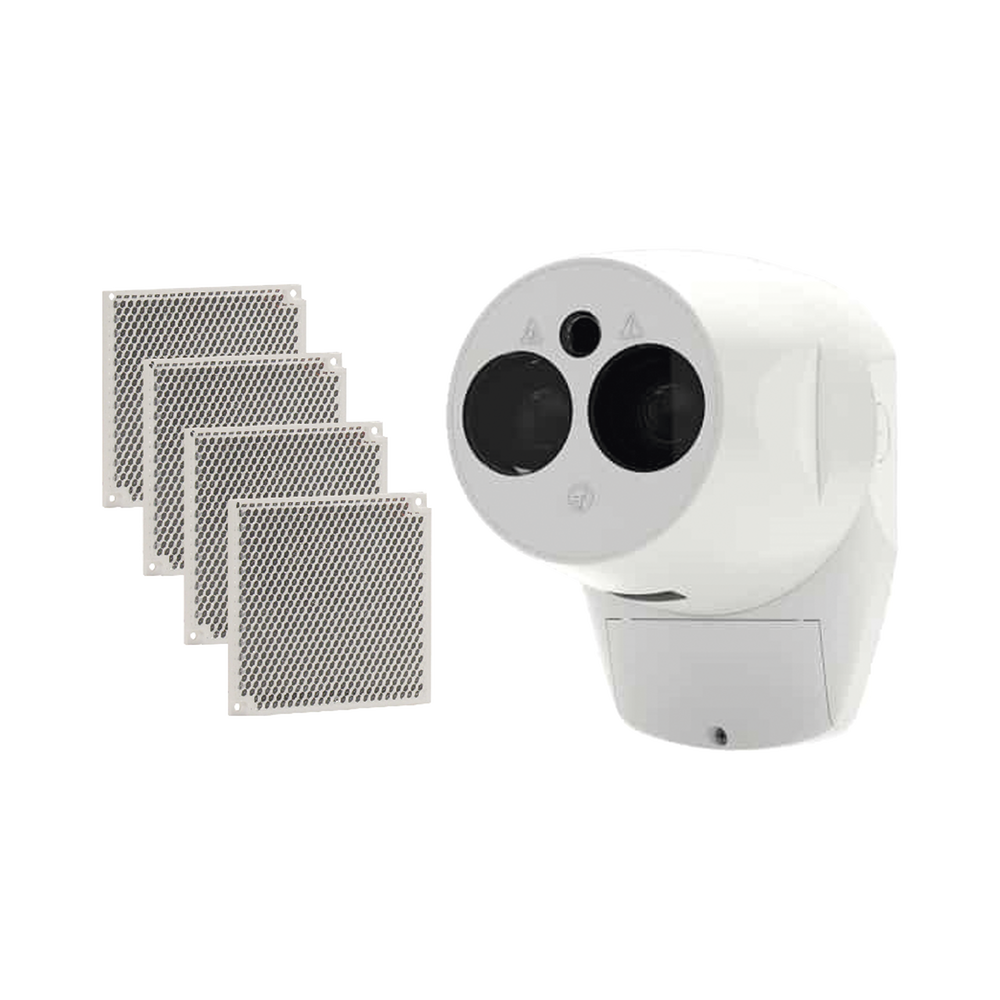 Detector Lineal De Humo Motorizado, Alcance Hasta 120m, Alineación Automatica, Por Haz Reflejado, Convencional, Compatible Con Todos Los Paneles De Detección De Incendio (0200-11650)