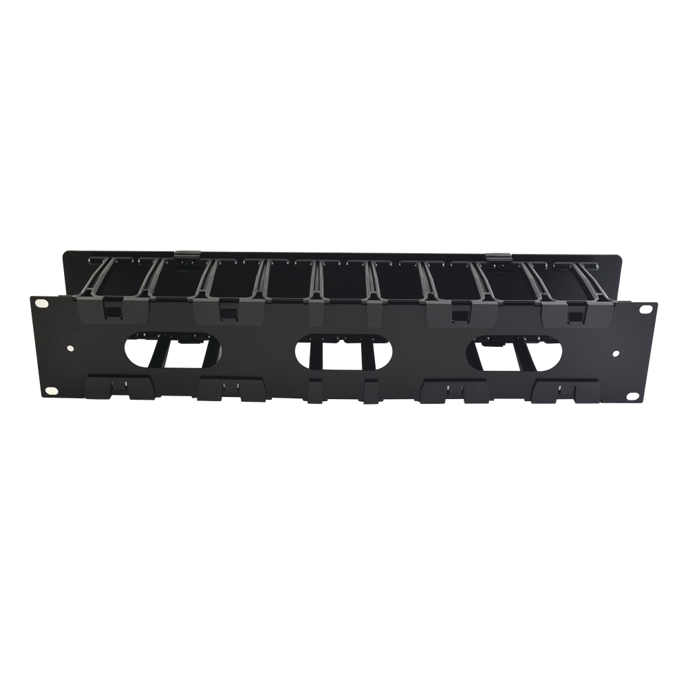 Organizador de Cable Horizontal RouteIT, Sencillo, Para Rack de 19in, 4in de profundidad, 2UR - Image 2