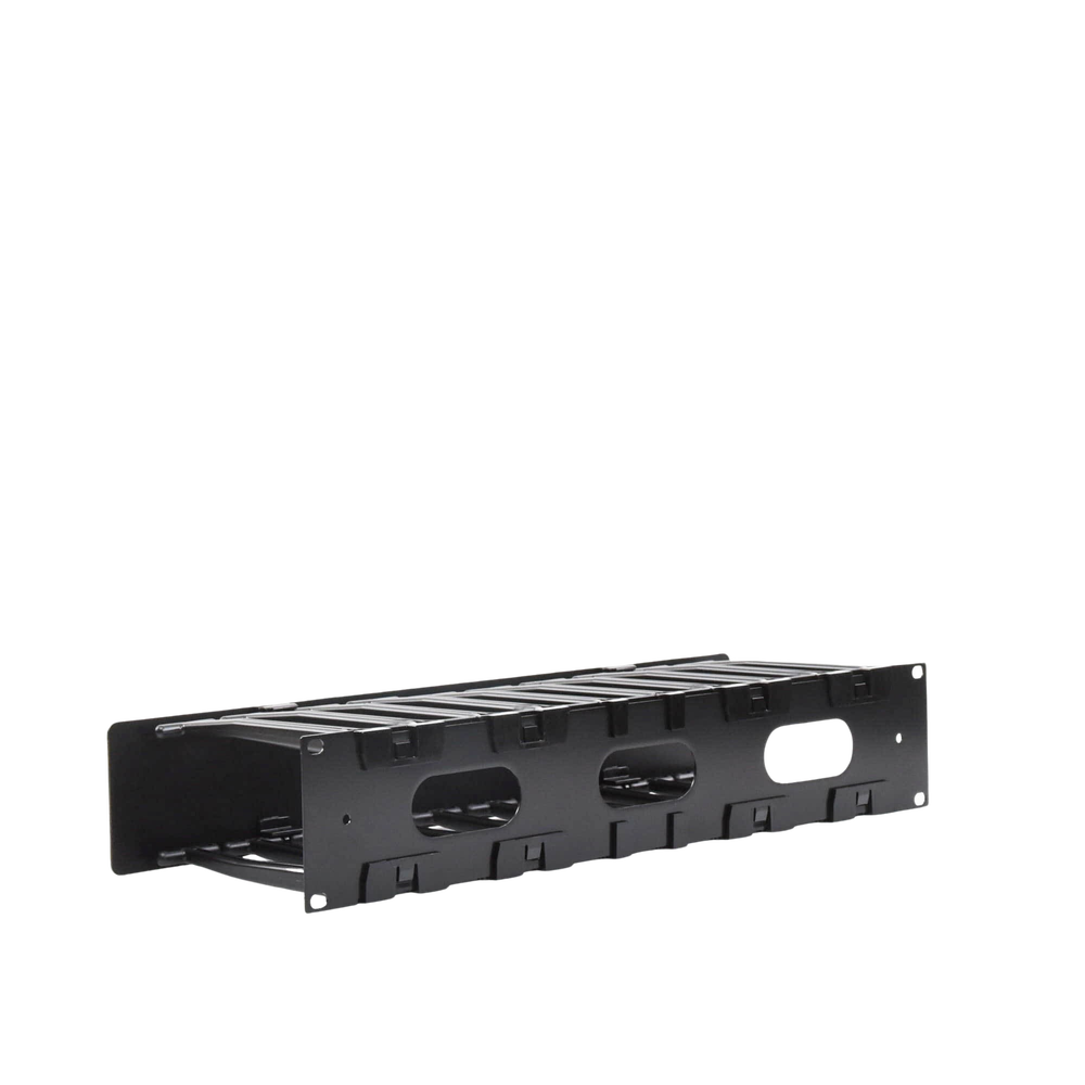 Organizador de Cable Horizontal RouteIT, Sencillo, Para Rack de 19in, 6in de profundidad, 2UR - Image 5