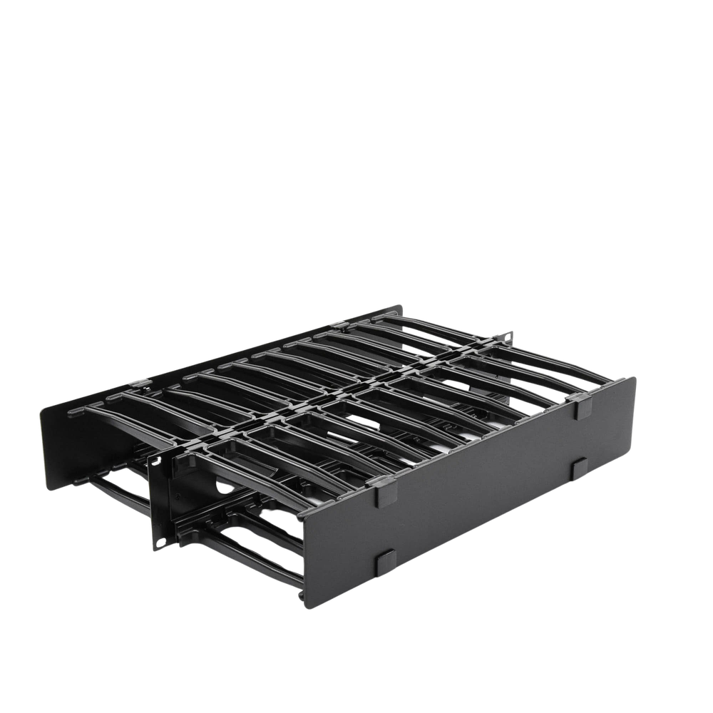 Organizador de Cable Horizontal RouteIT, Doble, Para Rack de 19in, 6in de profundidad, 2UR - Image 5