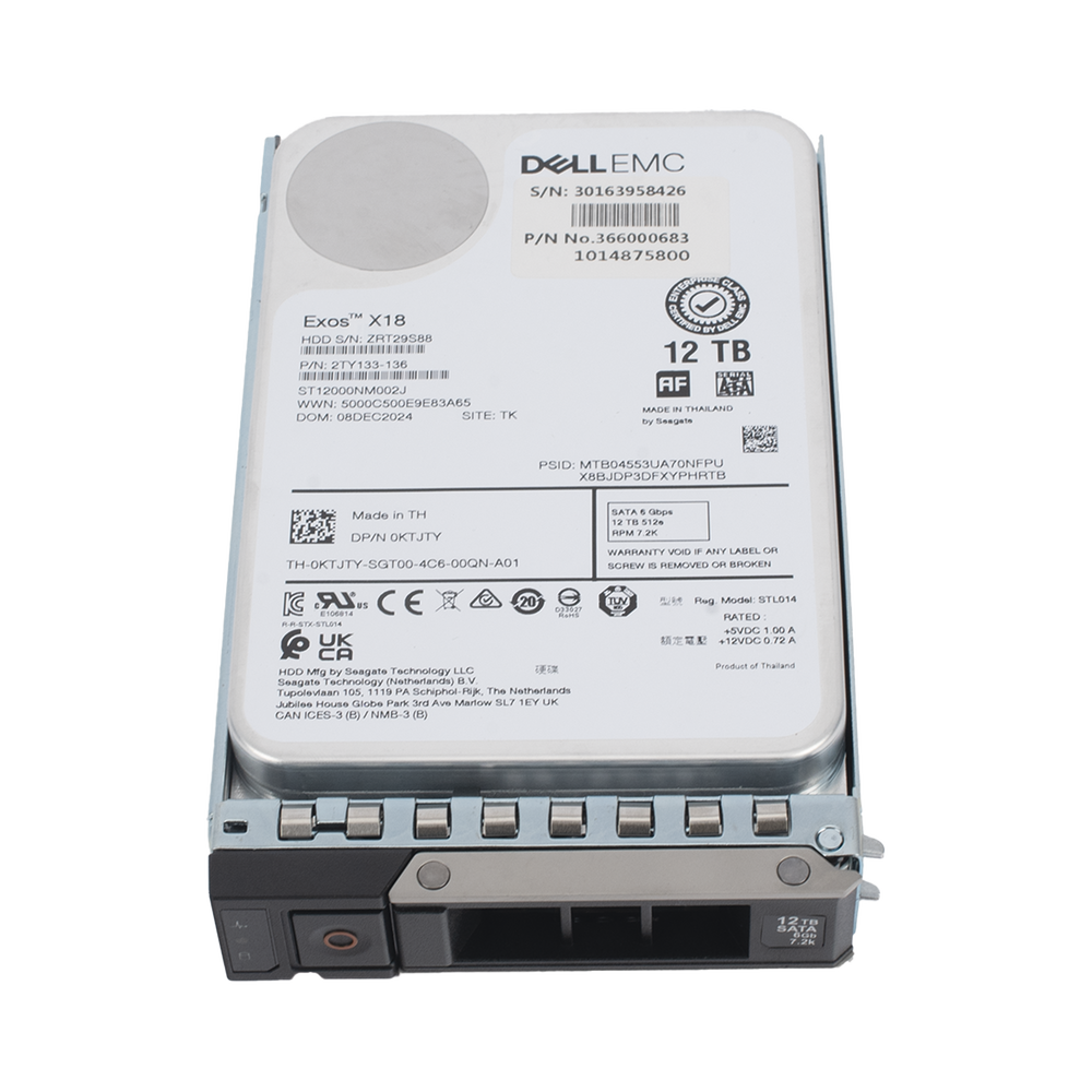 Disco Duro Enterprise 3.5" 12 TB / Hikvision (DELL)/ 7200 RPM / SATA / Alto Rendimiento / Recomendado para Servidores Hikvision - Image 5
