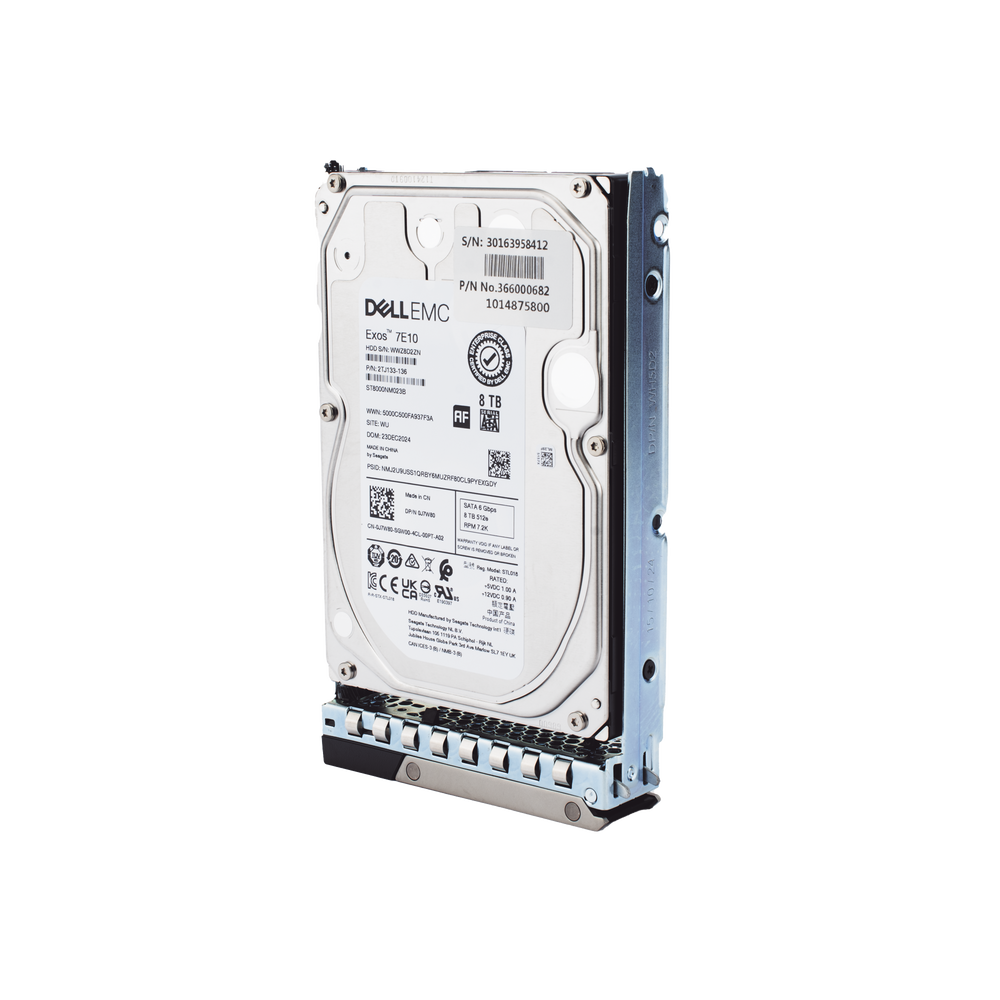 Disco Duro Enterprise 3.5" 8 TB / Hikvision (DELL)/ 7200 RPM / SATA / Alto Rendimiento / Recomendado para Servidores Hikvision