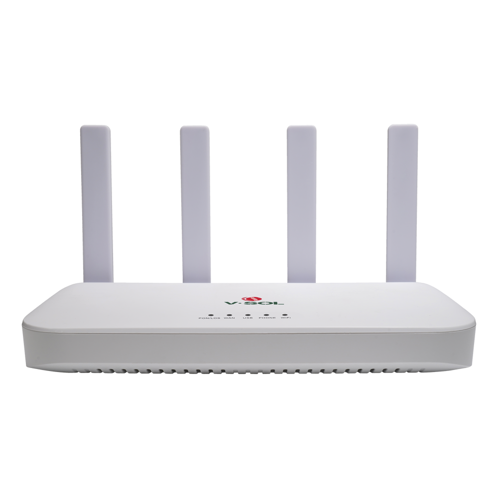 ONU XGSPON / Wi-Fi 6 / 1 Puerto RJ45 2.5 Gbps / 3 Puertos RJ45 1 Gbps / 1 FXS / 1 Puerto USB / - Image 4