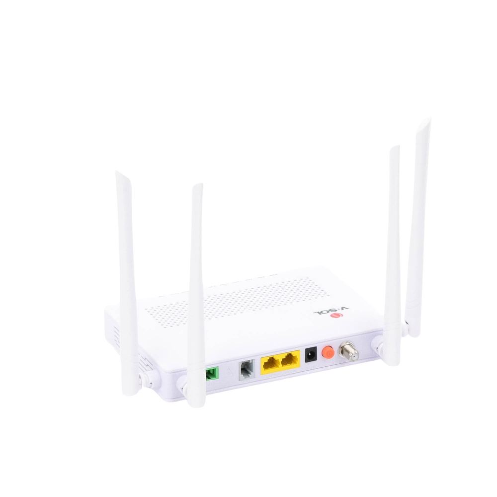 ONU Dual GPON/EPON con Wi-Fi AC de doble banda, 1 puerto SC/APC + 2 puertos LAN Gigabit + 1 puerto FXS + 1 Puerto CATV - Image 4