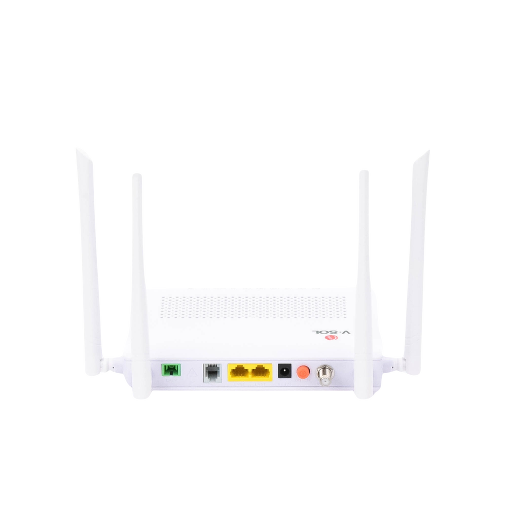 ONU Dual GPON/EPON con Wi-Fi AC de doble banda, 1 puerto SC/APC + 2 puertos LAN Gigabit + 1 puerto FXS + 1 Puerto CATV - Image 6
