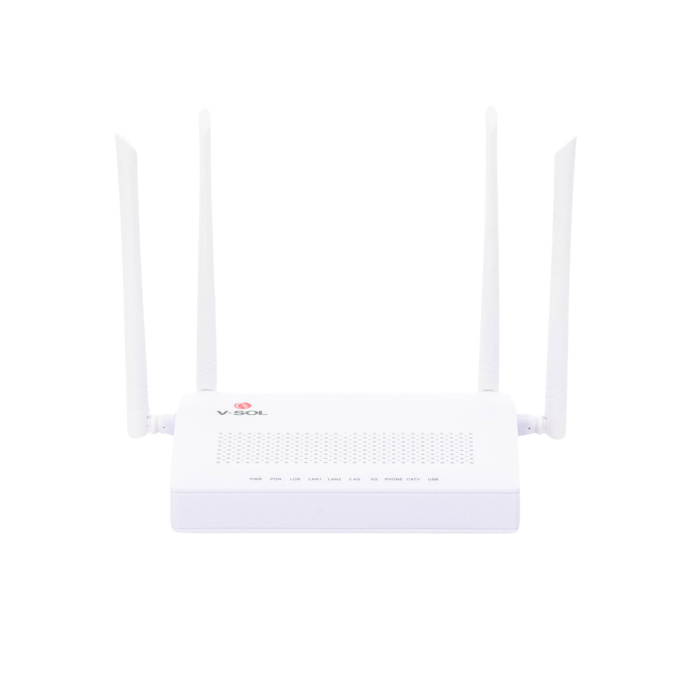 ONU Dual GPON/EPON con Wi-Fi AC de doble banda, 1 puerto SC/APC + 2 puertos LAN Gigabit + 1 puerto FXS + 1 Puerto CATV - Image 8