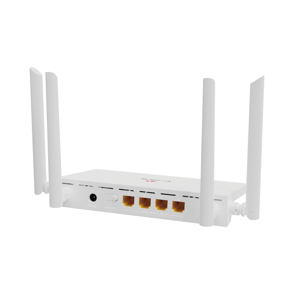 Router Inalámbrico/ WiFi 6 / 4 puertos LAN Gigabit/ Soporta Mesh / Diseño Compacto - Image 4