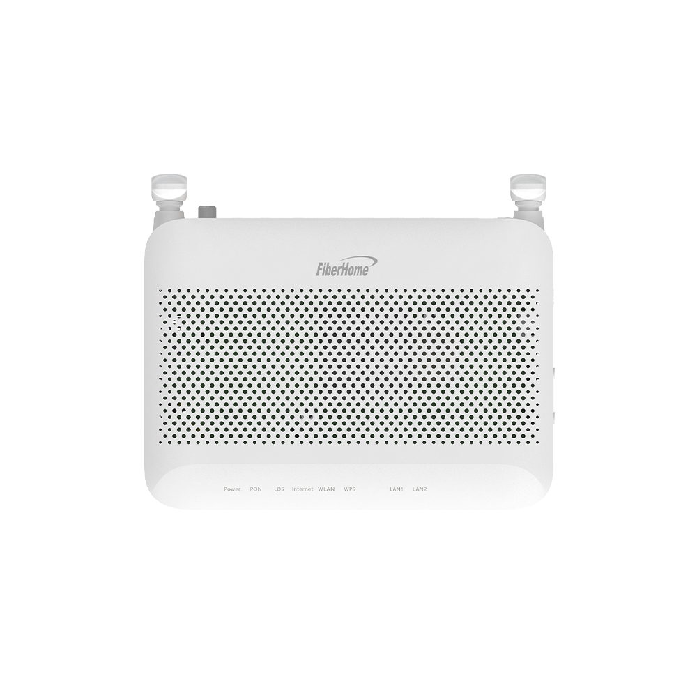 ONU GPON WiFi (2.4/5 GHz), 2 antenas de 5 dBi, Compatible con OLT de Terceros, MIMO 2x2, 2 Puertos Gigabit, conector SC/UPC, (Gestión WAN desde la Interfaz de la ONU)