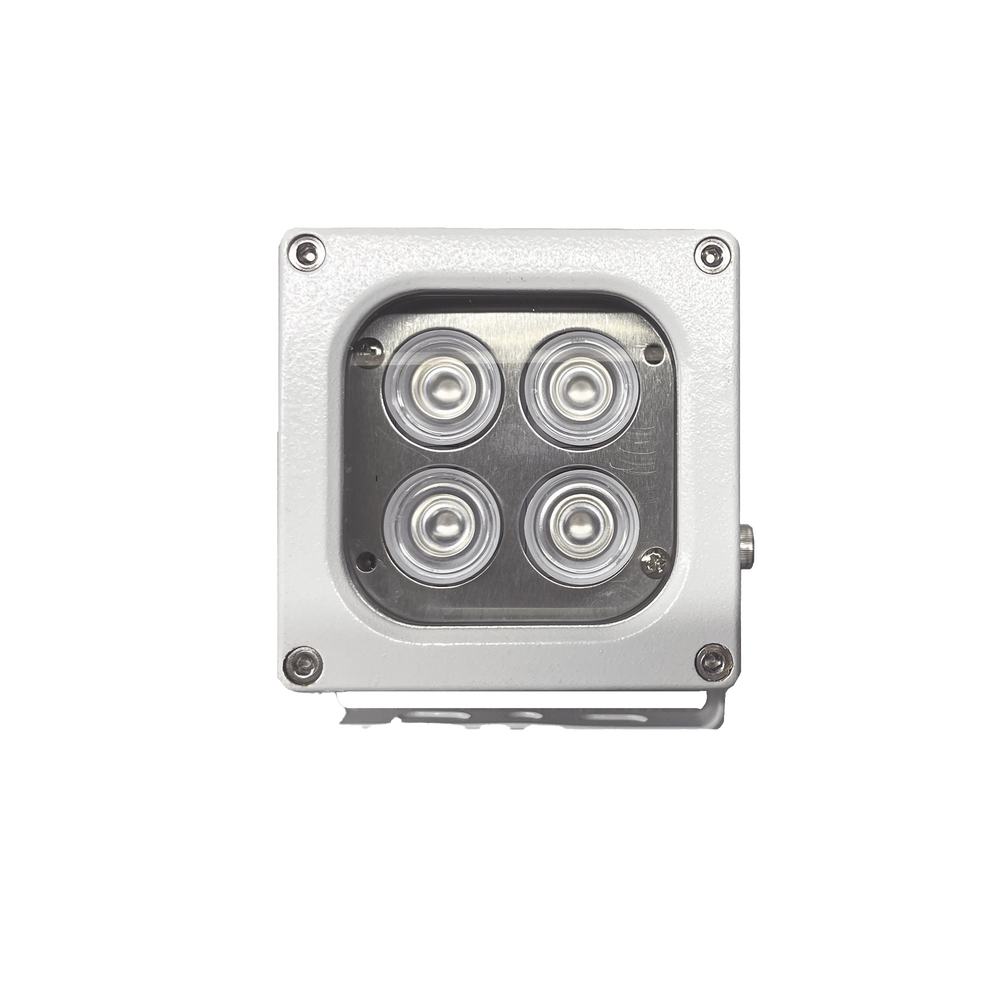 Iluminador LED de Alta Potencia | Luz Blanca | 10 Metros de Iluminación | Cobertura 120° | IP66 | Bajo Consumo de Energía | Fotocélula Incorporada | Soporte en “U” | Carcasa de Aluminio | Alta Transmitancia de Luz. | C - Image 2