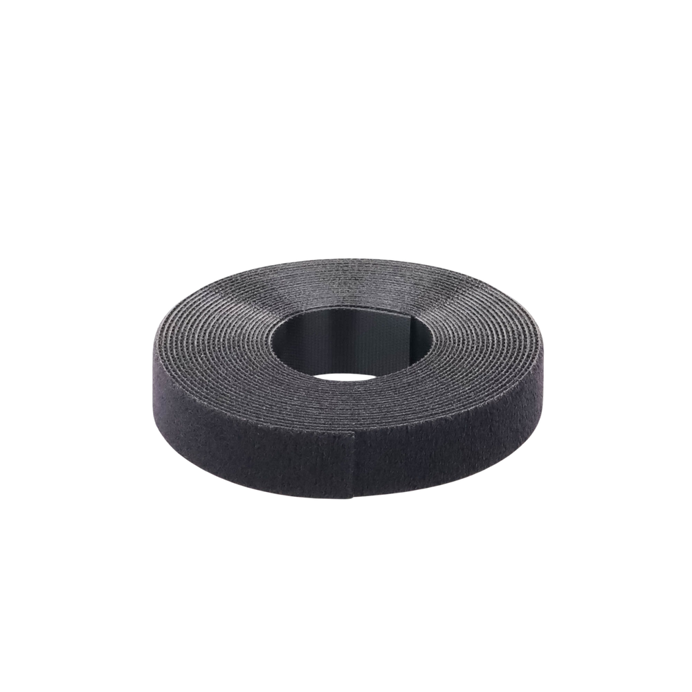 Rollo de Cinta de Contacto, de 15 Pies (4.5m) de Largo, 19.1 mm de Ancho, Color Negro - Image 3